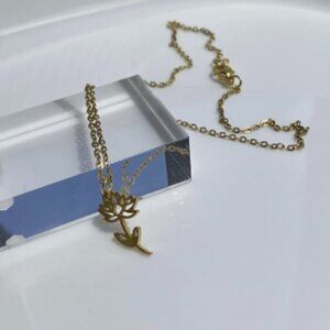Birth Flower Necklace